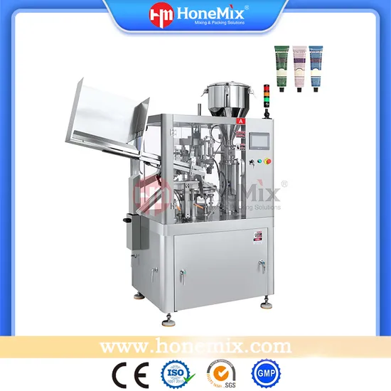 Honemix CE Ultrasonic/Automatic/Cosmetic Cream/Toothpaste/Gel/Plastic/Soft/Composite/Laminated Tube Filling and Sealing Machine Manufacturer