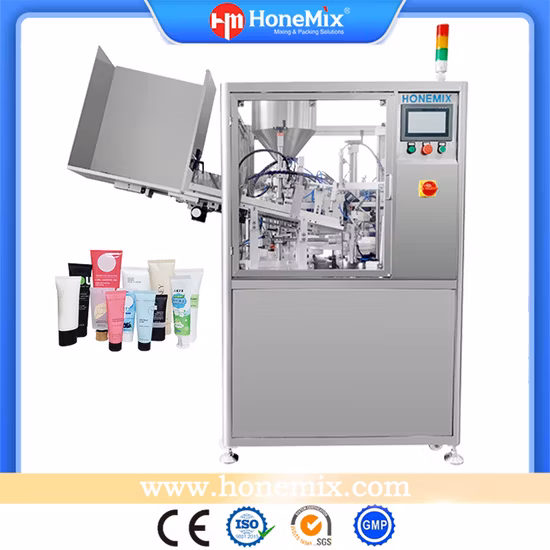 Honemix CE Ultrasonic/Automatic/Cosmetic Cream/Toothpaste/Gel/Plastic/Soft/Composite/Laminated Tube Filling and Sealing Machine Manufacturer
