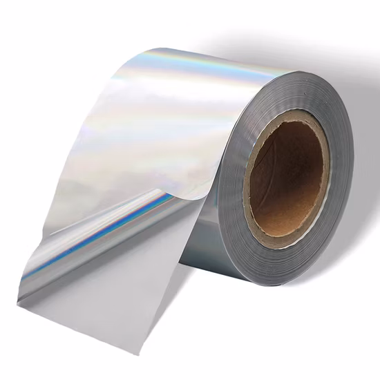 62 г Решетчатое основание 50u Яркое серебро БОПП Этикетка Сырье для наклейки